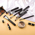 Eigshow Beauty Face 8 PCS SCULPT AND BLEND BRUSH KIT - BRIGHT SILVER